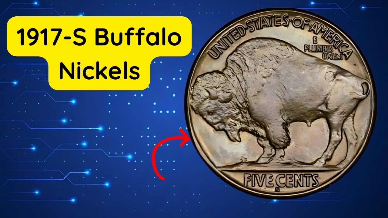 1917-S Buffalo Nickels